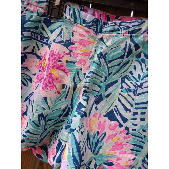 lilly pulitzer floral print shorts women's size 2 style #13045 - Picture 2 of 7